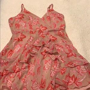 Saints and Secrets Ruffled floral dress